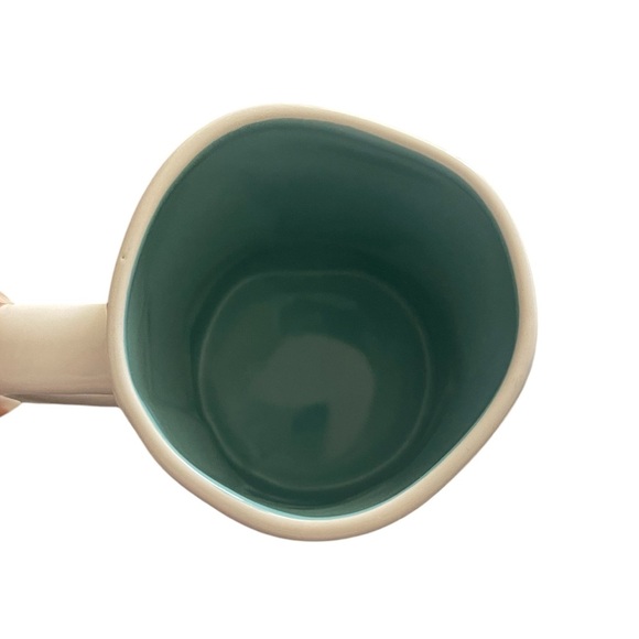 Rae Dunn Ceramic Mug Set - Red, White, and Teal - Picture 6 of 11